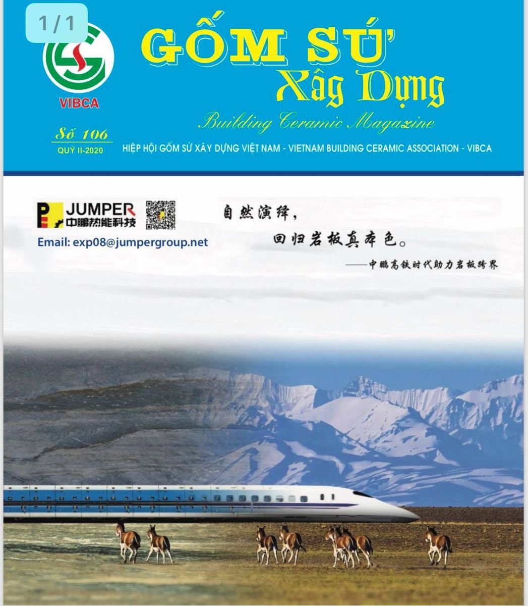 Tạp chí Gốm sứ xây dựng số 106 quý II/2020