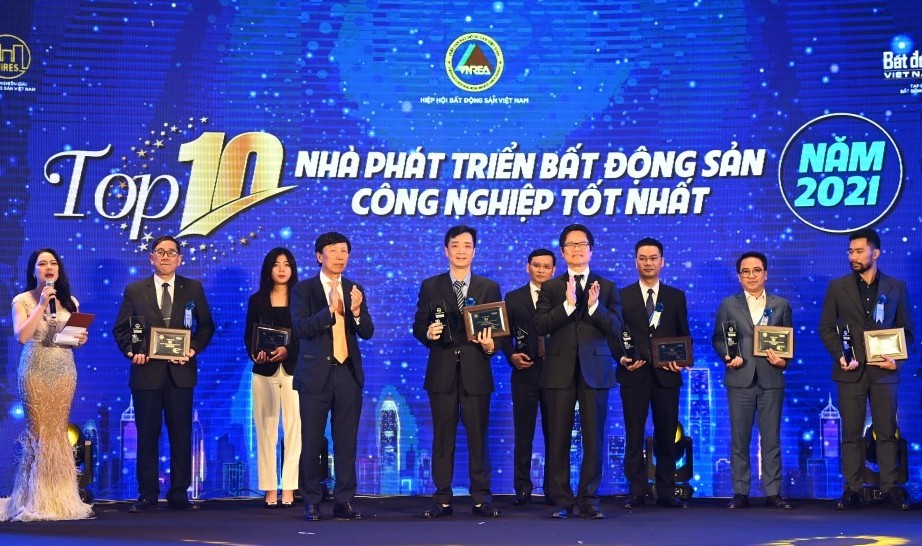 Viglacera nhận giải thưởng Top 10 nhà phát triển BĐS công nghiệp tốt nhất năm 2021