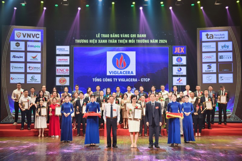 Viglacera lọt Top 10 Thương hiệu xanh 2024