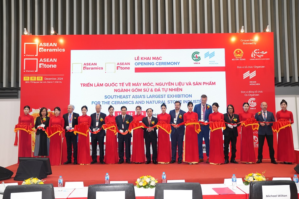 Hiệp hội tổ chức thành công Triển lãm Asean Ceramics and Stone 2024 tại TP Hồ Chí Minh