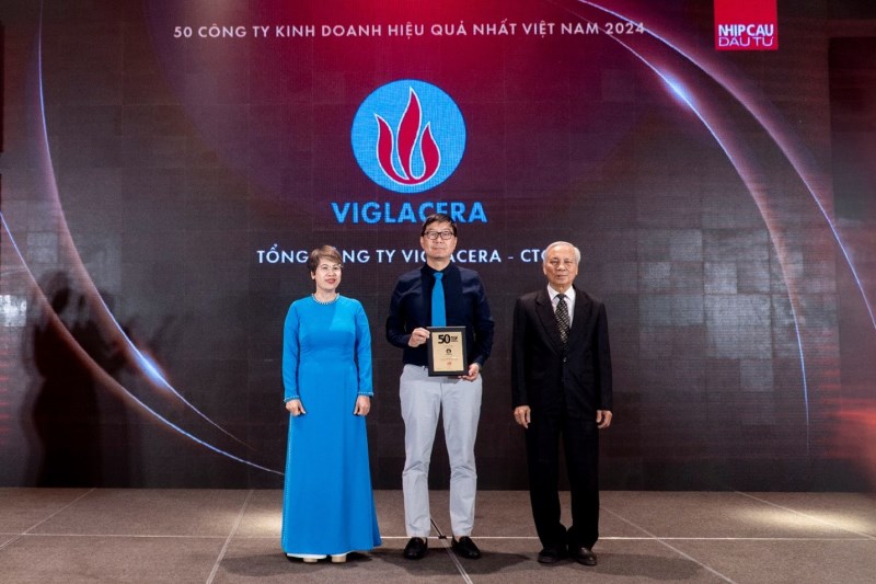 Viglacera với các giải thưởng khẳng định hoạt động kinh doanh hiệu quả năm 2024