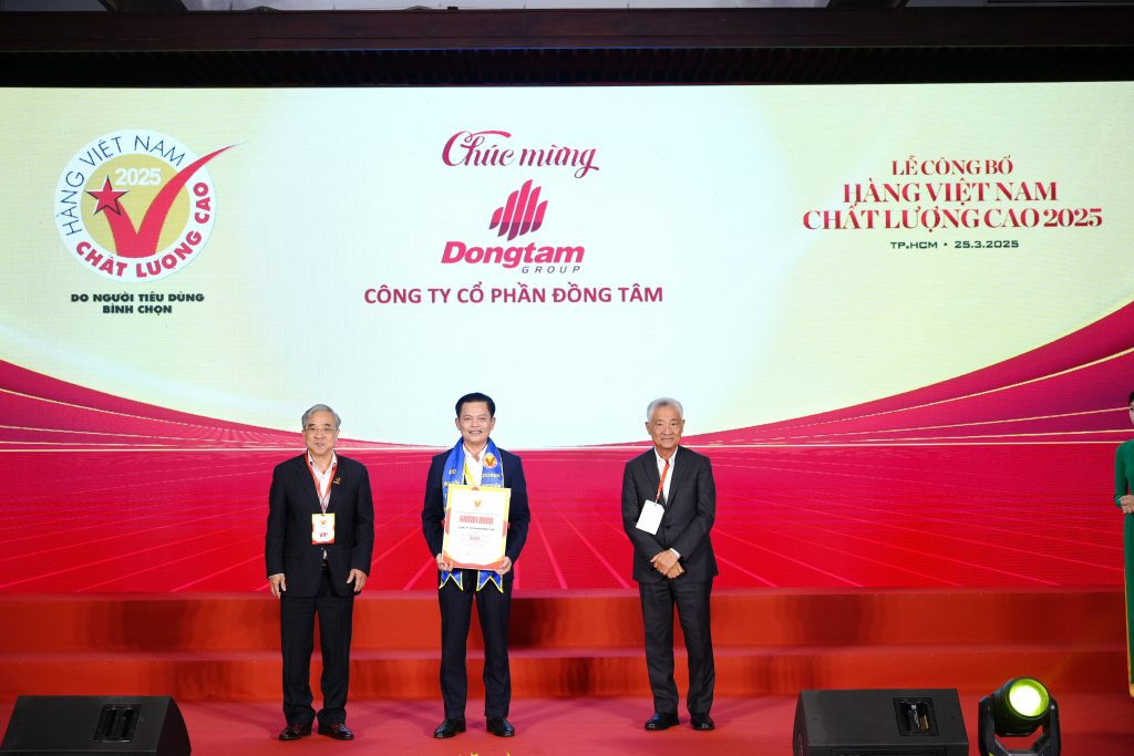 Đồng Tâm giữ vững danh hiệu Hàng Việt Nam chất lượng cao năm 2025