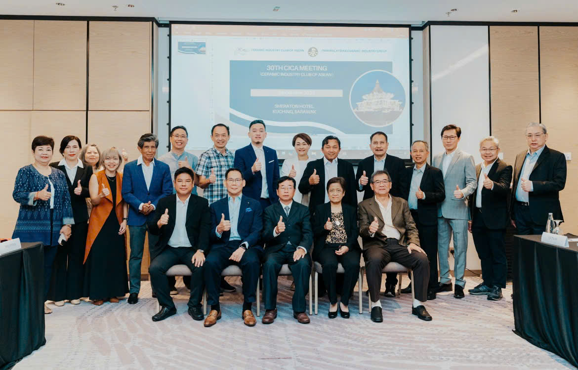 Hiệp hội tham dự Hội nghị Hiệp hội Gốm sứ Asean CICA lần thứ 30 tại Malaysia