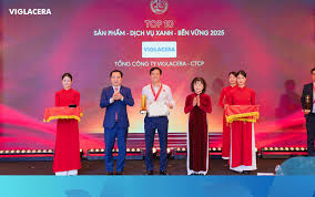 Sứ vệ sinh Viglacera lọt Top 10 sản phẩm dịch vụ Xanh & Bền vững năm 2025