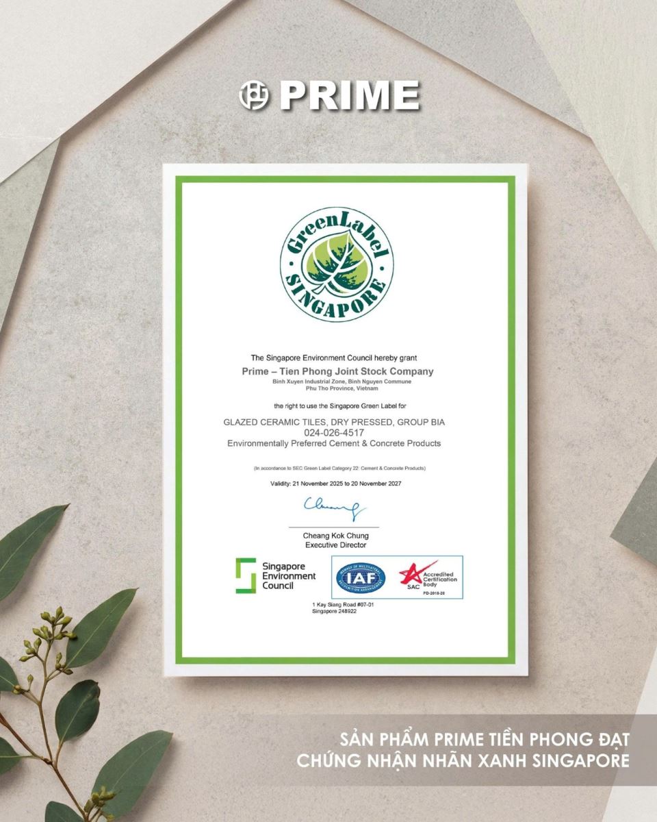 Tấm Hộ Chiếu Xanh trên Hành trình Phát triển Bền vững của Prime