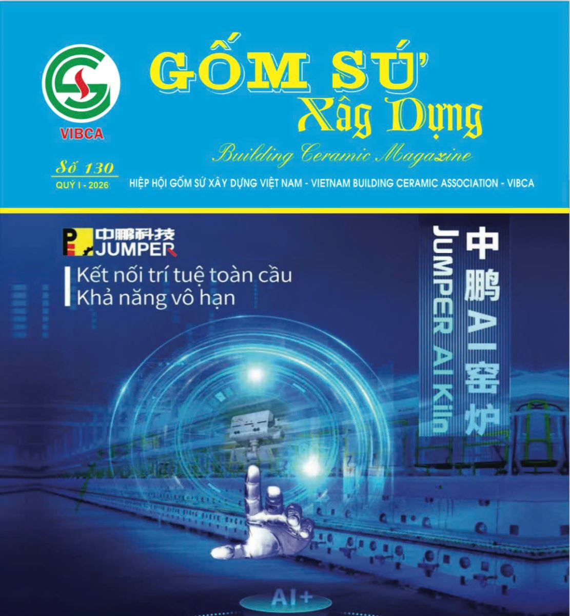 Tạp chí Gốm sứ xây dựng số 130 quý I năm 2026