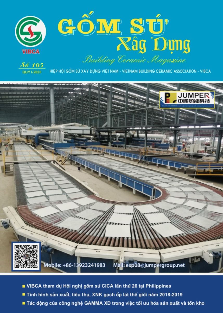 Tạp chí Gốm sứ xây dựng số 105 quý I/2020