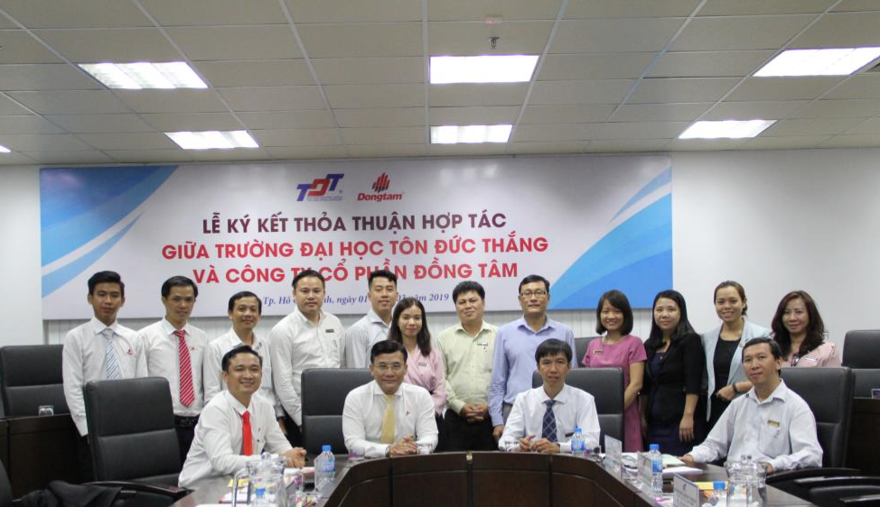 Đồng Tâm Group ký kết hợp tác với trường đại học Tôn Đức Thắng trong công tác đào tạo và cung ứng nguồn nhân lực